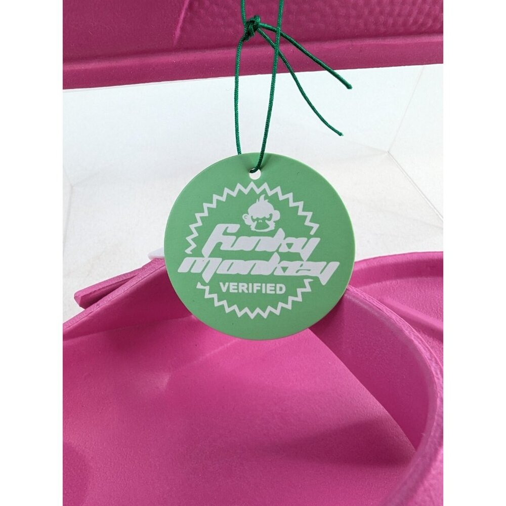 FUNKY MONKEY Women’s Pink Thong Flip Flop Arch Support Sandals Sz 10 New - Picture 3 of 9